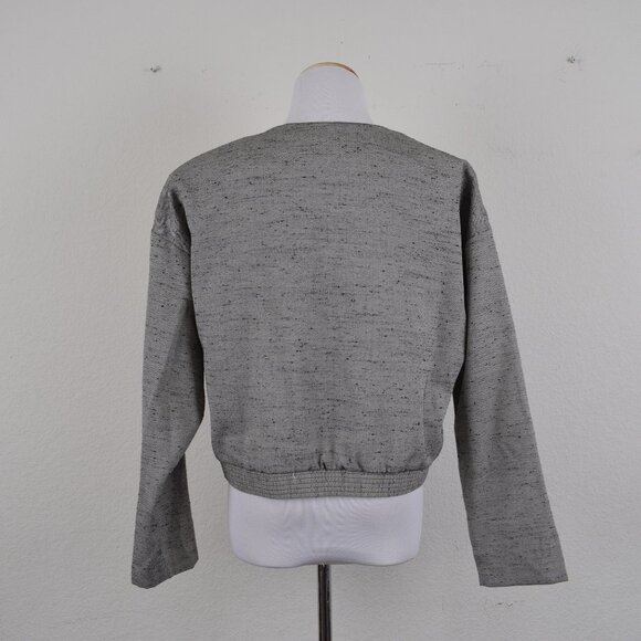 Vintage Polyester-Rayon Gray Jacket/Top - Picture 3 of 10